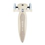 Globber Primo Foldable Lights Tretroller 120/80 mm ABEC 5 3-Rädrig Höhenverstellbar LED-Rollen Kokos Weiß_7