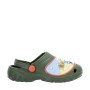 Khakifarbener Blackfox Kinderclog Roadtrip Gr. 24/25 mit farbigem Motiv.