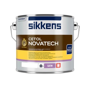 Sikkens Cetol Novatech High-Solid-Lasur Palisander 2,5 l in silberner Dose. Holzlasur mit UV- und Filmschutz.