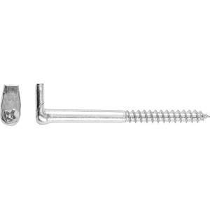 Winkelhaken 5,8 mm x 80 mm Stahl Feuerverzinkt 4 Stück