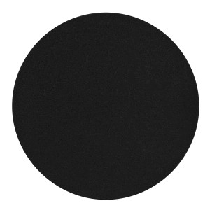 Schwarzer Apa Polierschwamm, Ø 180 mm, für Autopflege.