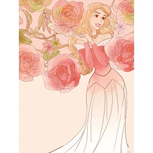 Komar Wandbild Sleeping Beauty Roses 30 x 40 cm