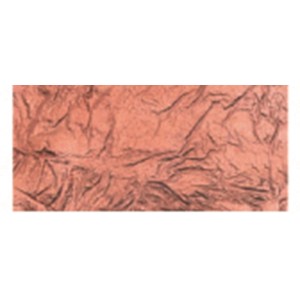 Glorex Blattmetall, kupferfarben, 14x14cm, 5 Blatt zum Veredeln von Oberflächen.