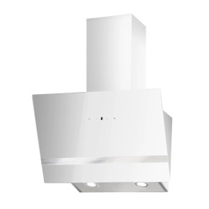 Weiße Respekta Kopffreihaube CH24060WAM mit LED-Beleuchtung und Touch Control. Energieeffizienzklasse A.