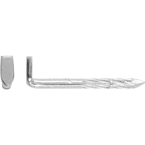Stahlrillenhaken Verzinkt Ø 4,0 x 50 mm 8 Stück