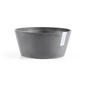 Ecopots Pflanzschale Frankfurt rund Ø 31 cm Grau