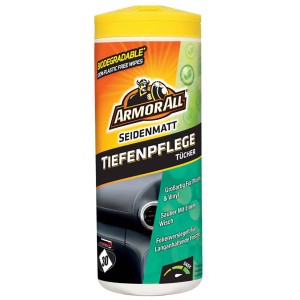 Armor All Kunststoff-Pflegetücher seidenmatt, 30 Stück zur Autopflege.