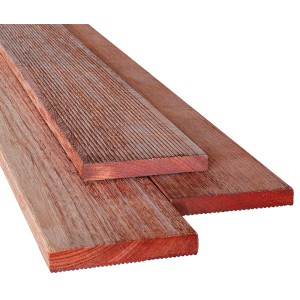 Terrassendiele Kempas 2,1 cm x 14,5 cm x 274 cm FSC®