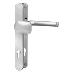 Basi Schmalrahmen Garnitur SRW 4100, Alu silber, PZ-Lochung, für Profiltüren