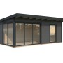 Palmako Gartenhaus Andrea Slide Plus 595 x 300 cm Grau-Anthrazit FSC®_2