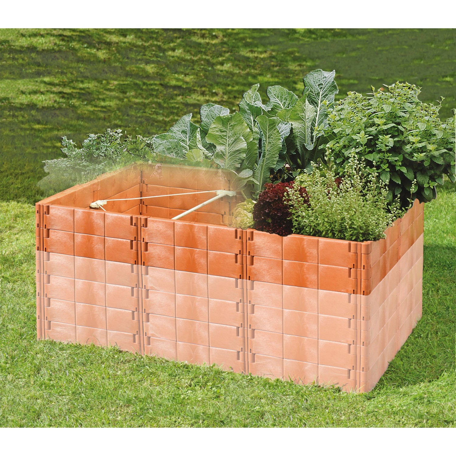 Juwel Aufbausatz für Hochbeet Gr. 2 Profiline Terracotta kaufen bei OBI