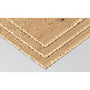 Egger Decowall Wandpaneele DO009 Esbjerg, hellbraune Holzoptik für die Wandverkleidung.