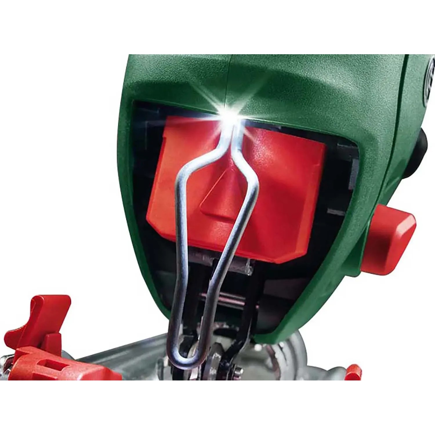 Bosch Akku-Stichsäge UniversalSaw 18V-100 Solo mit LED-Beleuchtung für präzise Sägearbeiten.