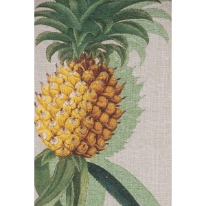 Beo Relaxauflage Treffelstein mit Ananas-Motiv für Gartenstuhl oder Liege.
