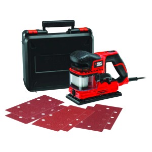 Black+Decker Bandschleifer KA88 (720 W) mit Zubehör und Transportkoffer.