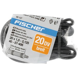 Fischer Fahrradschlauch, 50,8 cm (20 Zoll) mit Dunlopventil, verpackt.