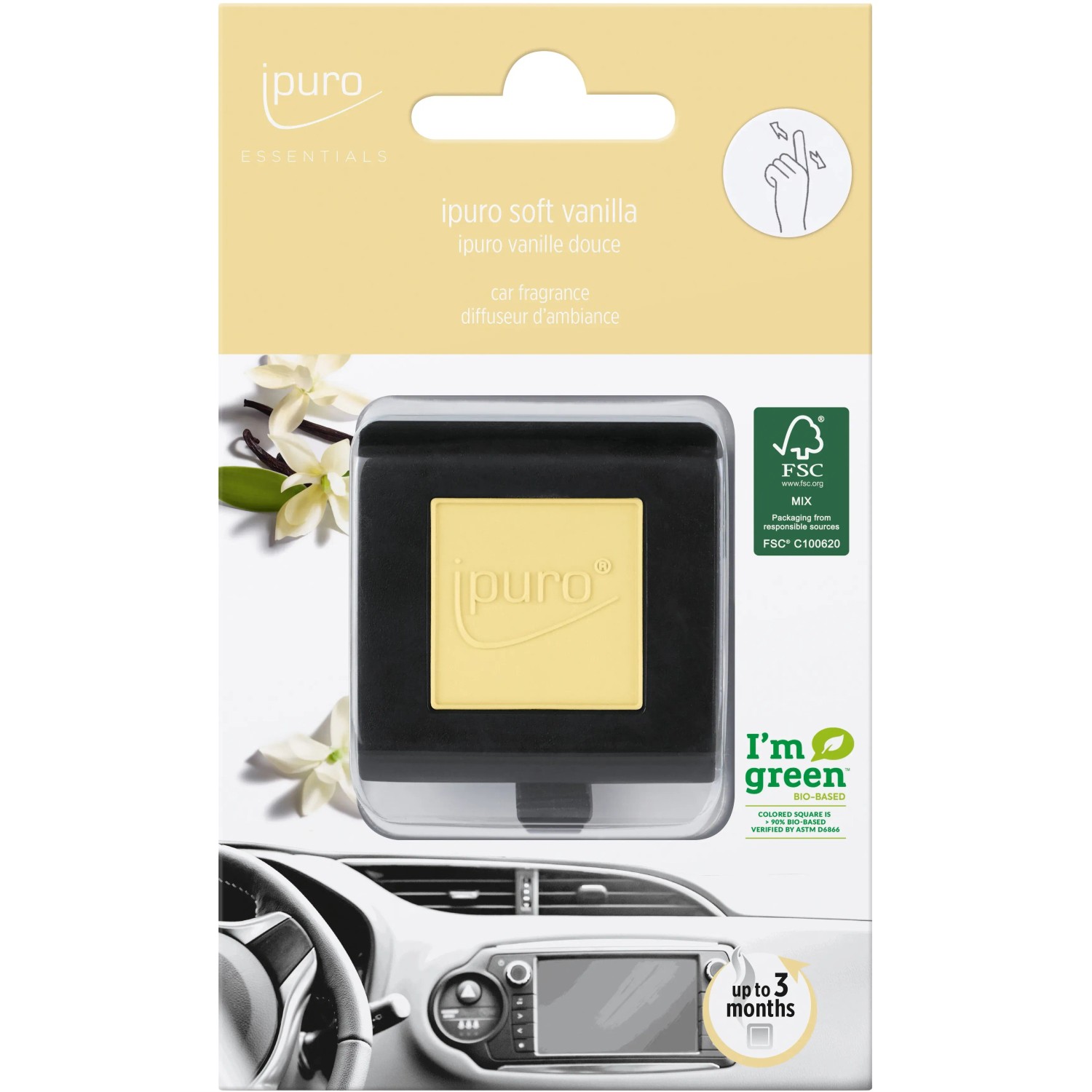 Ipuro Lufterfrischer Car Line Essentials Soft Vanilla kaufen bei OBI