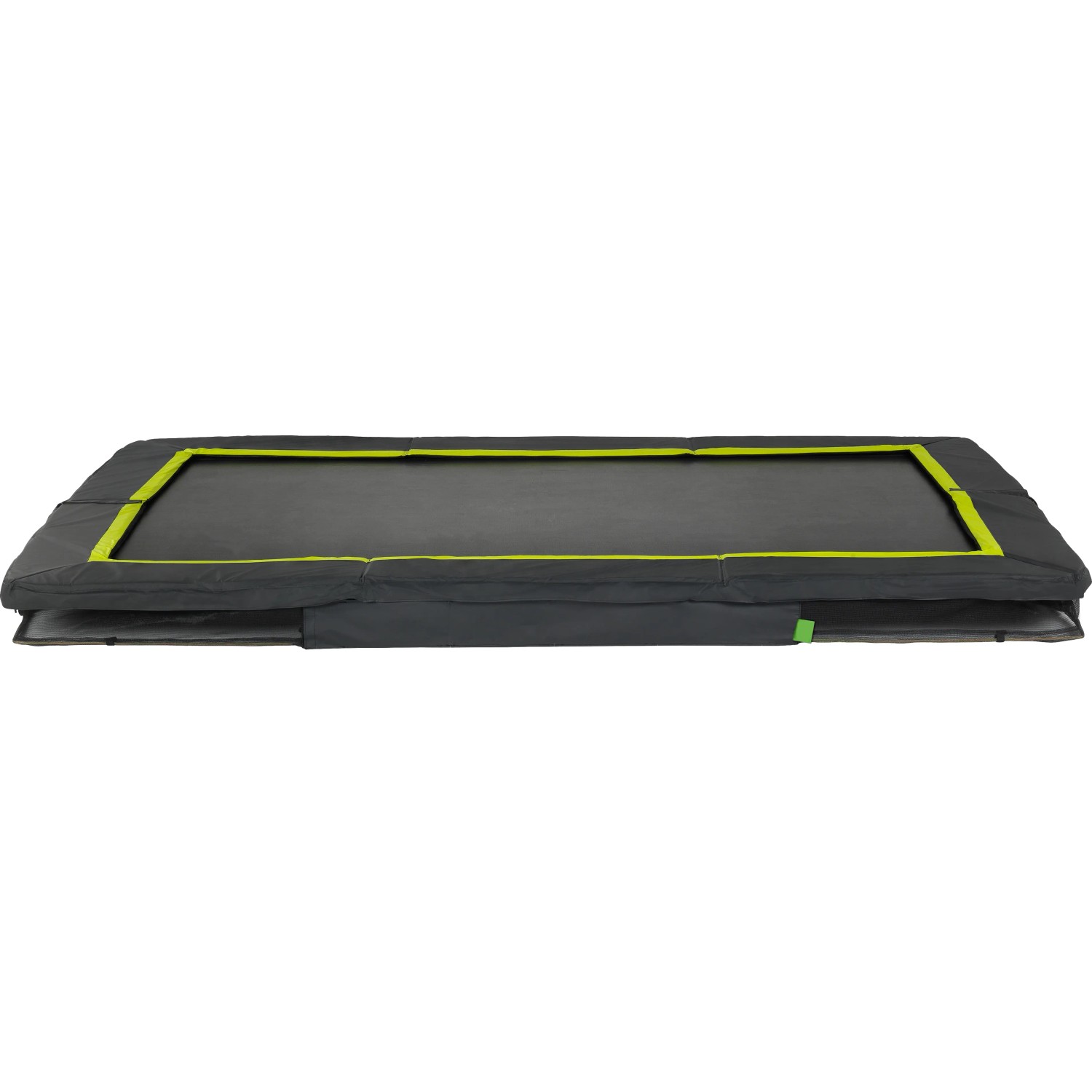 Exit Toys Bodentrampolin Silhouette Sports, 214x305 cm, schwarz, ohne Netz.