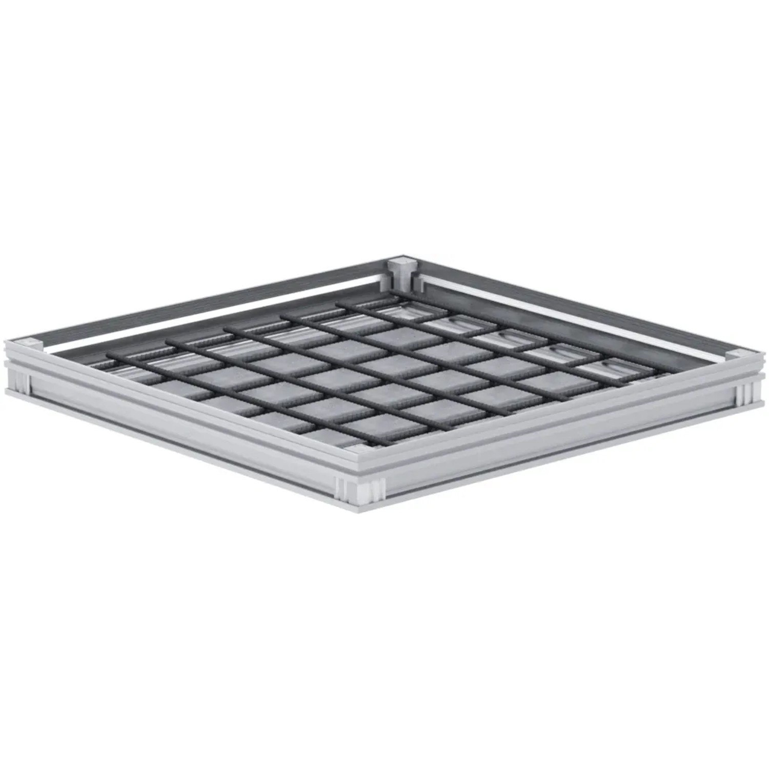 Trappe De Révision Carrée Dalap 200x250mm, Métal, Carrelable Pour Mur Ou Plafond