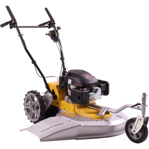 Texas Benzin-Rasenmäher Multi Cut 610: Profi Rotormäher mit starkem Motor und regulierbarem Radantrieb.