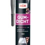 Graue Kartusche MEM Gum Dicht 310ml für Bauabdichtungen, flexibel und wasserdicht.