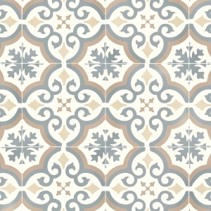 Andiamo PVC-Belag Fliesenoptik 585 Stellar 200 cm Mehrfarbig Meterware