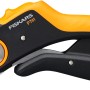 Fiskars Amboss-Gartenschere P741 Plus, orange-schwarz, für trockene Äste bis 24mm Durchmesser.