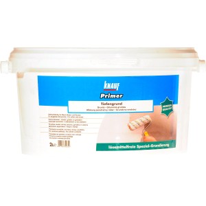 Knauf Tiefengrund LF 2l im Eimer, Grundierung für saugende Untergründe.