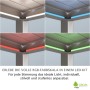 Weide E-Deluxe Plus | elektrische Pergola mit LED | Voll Aluminium | 4 x 6 M | motorisiertes Lamellendach Ivory Sand_10
