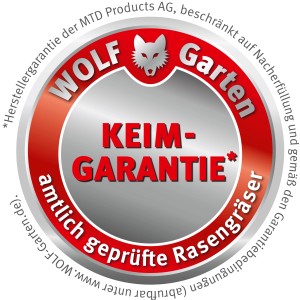 Wolf-Garten Keimgarantie für Premium-Rasen LP 50 Schatten und Sonne Rasensamen.