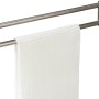 Tiger Handtuchhalter Boston, 2-armig, Edelstahl gebürstet, 50 cm mit Handtuch.