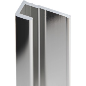 Schulte Endprofil für Duschrückwand DecoDesign, Chromoptik, 210cm lang.