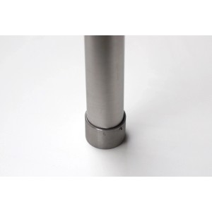 Wandanschluss aus Edelstahl V2A für 40 mm Holzhandlauf, Zubehör für Treppengeländer.