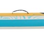 Bestway Stand-up-Board Hydro-Force Panorama, türkis-orange-weiß, mit Finne und Tragegriff.