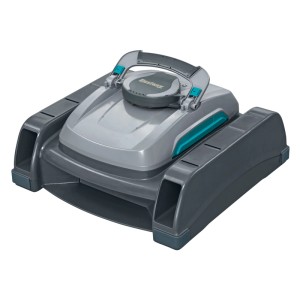 Bestway AquaTronix Pro G300 Poolroboter für Boden und Oberfläche, grau/türkis.
