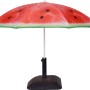 Strandsonnenschirm im Melonen Design, Ø 180 cm, für sonnige Tage am Strand.