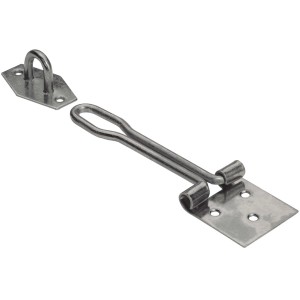 Hettich Drahtüberfalle, 33x120mm, verzinkt, für Türen und Tore im Garten.