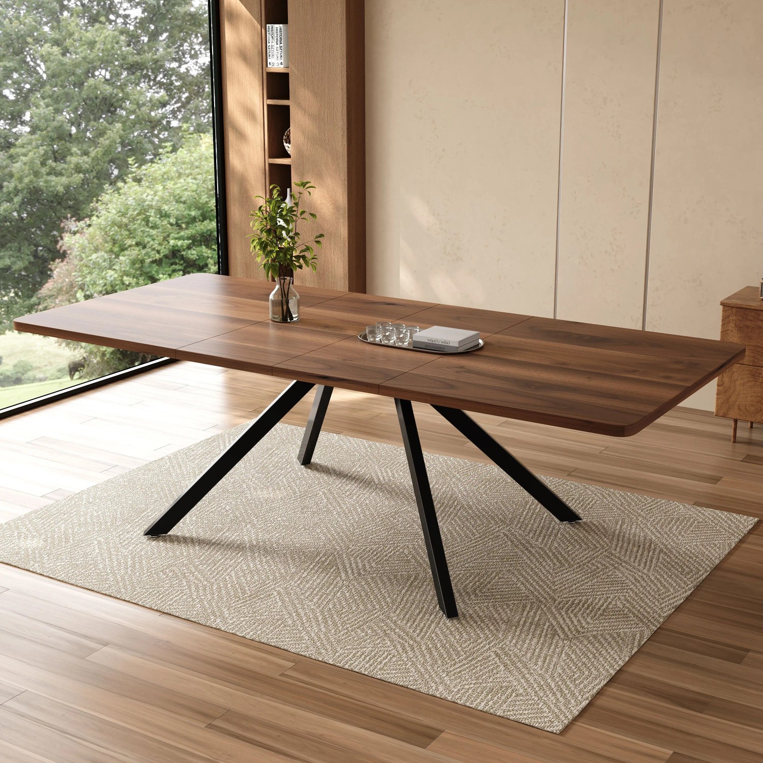 okwish Esstisch Ausziehbar für 6-10 Personen für Esszimmer/Küche 240 x 90 cm Braun kaufen bei OBI