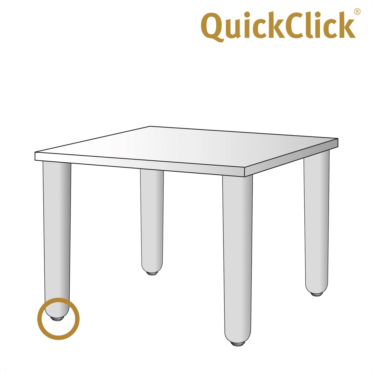 Wagner Ersatzgleiter-Set QuickClick Slim Ultrasoft EH7717 Ø 40 mm Braun 8-tlg._4