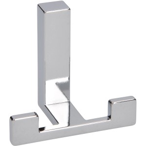 Glänzender, verchromter Siro Haken 2325 aus Metall für die Garderobe.