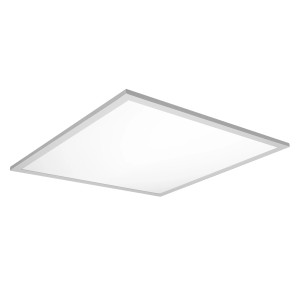 Quadratische Ledvance Planon Plus Sun@Home Deckenleuchte, 60x60 cm, mit silbernem Rahmen.