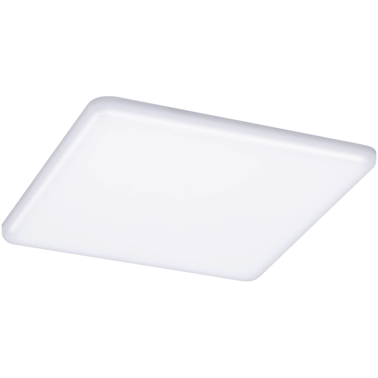 Eckiges, dimmbares Paulmann LED-Einbaupanel Veluna VariFit, 185x185 mm, 17W, warmweiß.