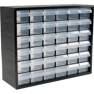 LUX-TOOLS Sortierkasten mit 36 Schubladen