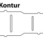 Kirchhoff CU-Reduzier-Doppelmuffe, blank, 22 mm x 15 mm, für Pressfittings.