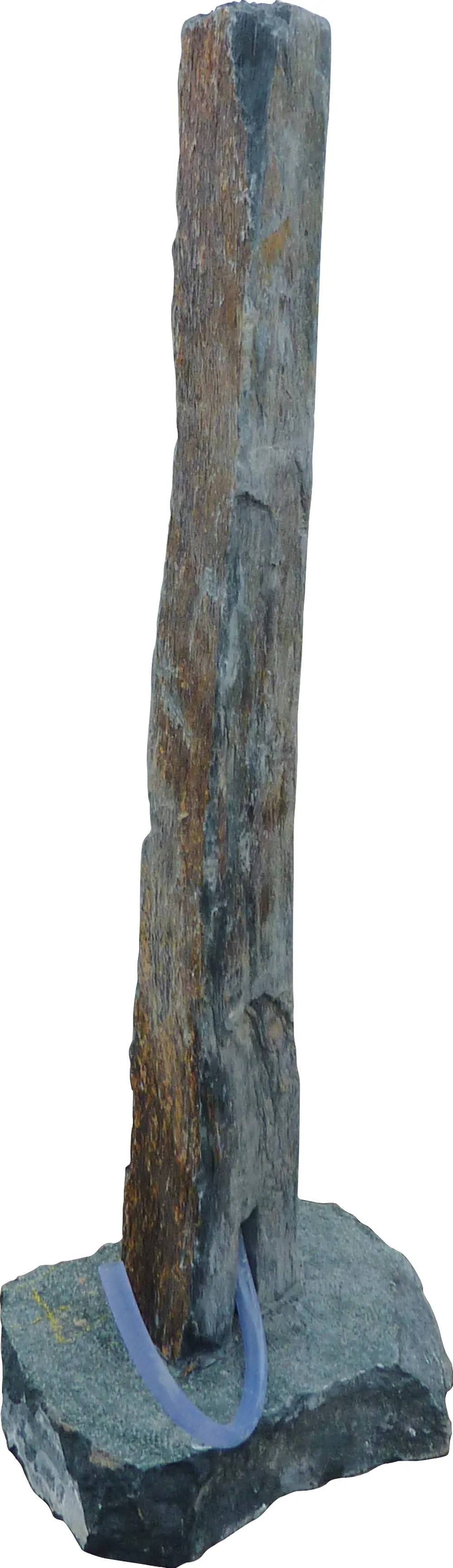 Schiefersäule gebohrt Braun Bunt 100 cm kaufen bei OBI