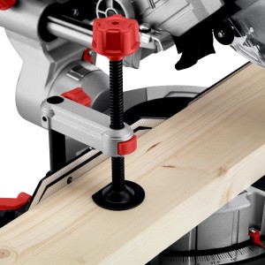 Metabo KGS 254 M Kapp- und Zugsäge mit Werkstück-Spannvorrichtung für präzise Schnitte.