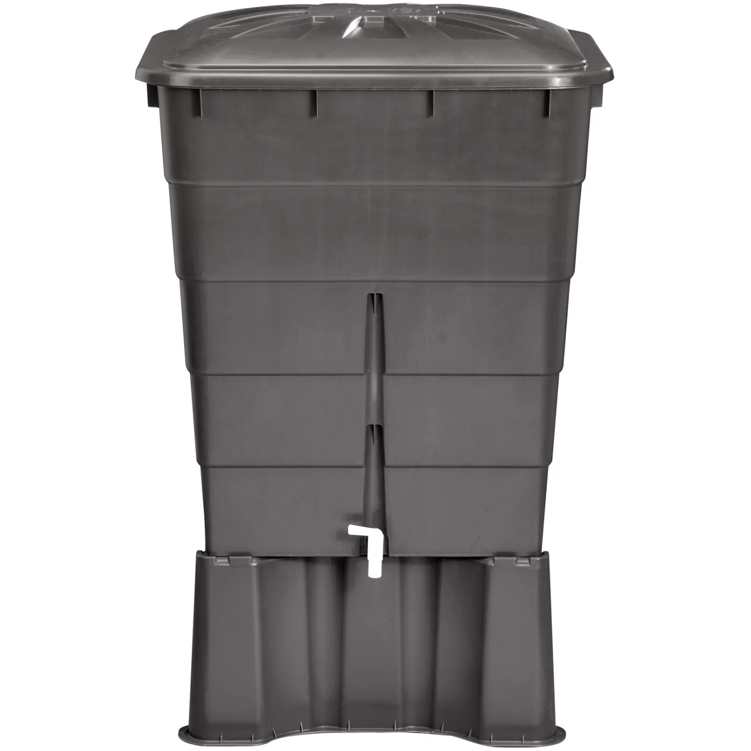 Garantia Regentonnen-Unterstand Eckig 300 l, Graphite Grey, für bequeme Wasserentnahme.