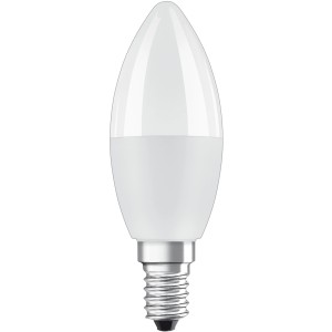 Osram E14 LED-Lampe in Kerzenform, 4,9W, 470lm, 2er-Set.