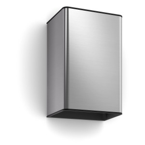 Moderne Philips Hue Resonate LED-Außenwandleuchte in Silber. Spritzwassergeschützt (IP44).