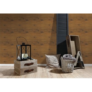 A.S. Création Vliestapete Best of Wood´n Stone Holz Nussbaum, Dekorative Tapete mit Holzoptik